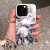 Clmj Punk Cool Angel Phone Case For IPhone 17 Pro Max 16 Pro Max 15 14 13 11 12 Mini Xs X Xr 7 8 Plus Se Color Silver Cover