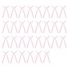 30 Pcs Bow Cake Topper Ribbon Bow Cupcake Toppers Birthday Party Bowknots Decoration for Bridal Wedding Party Supplies