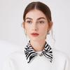 Modern Black White Striped Faux Collar Insert Detachable Collar False Lapel Blouse Collar False Collar Fashion Statement