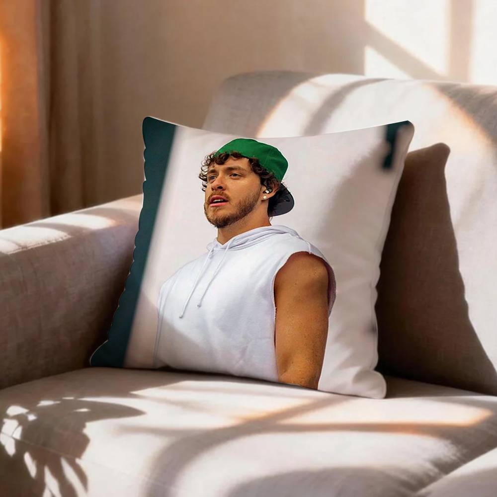 Singer Jack HHarlow  Pillow Case Pattern Printed Pillowcase For Living Room Sofa Cushion Cover