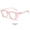 Lightweight and Stylish TR90 Large-frame Glasses with Anti-blue Light, Anti-fog, Anti-pollen, and UV Protection for Myopia.