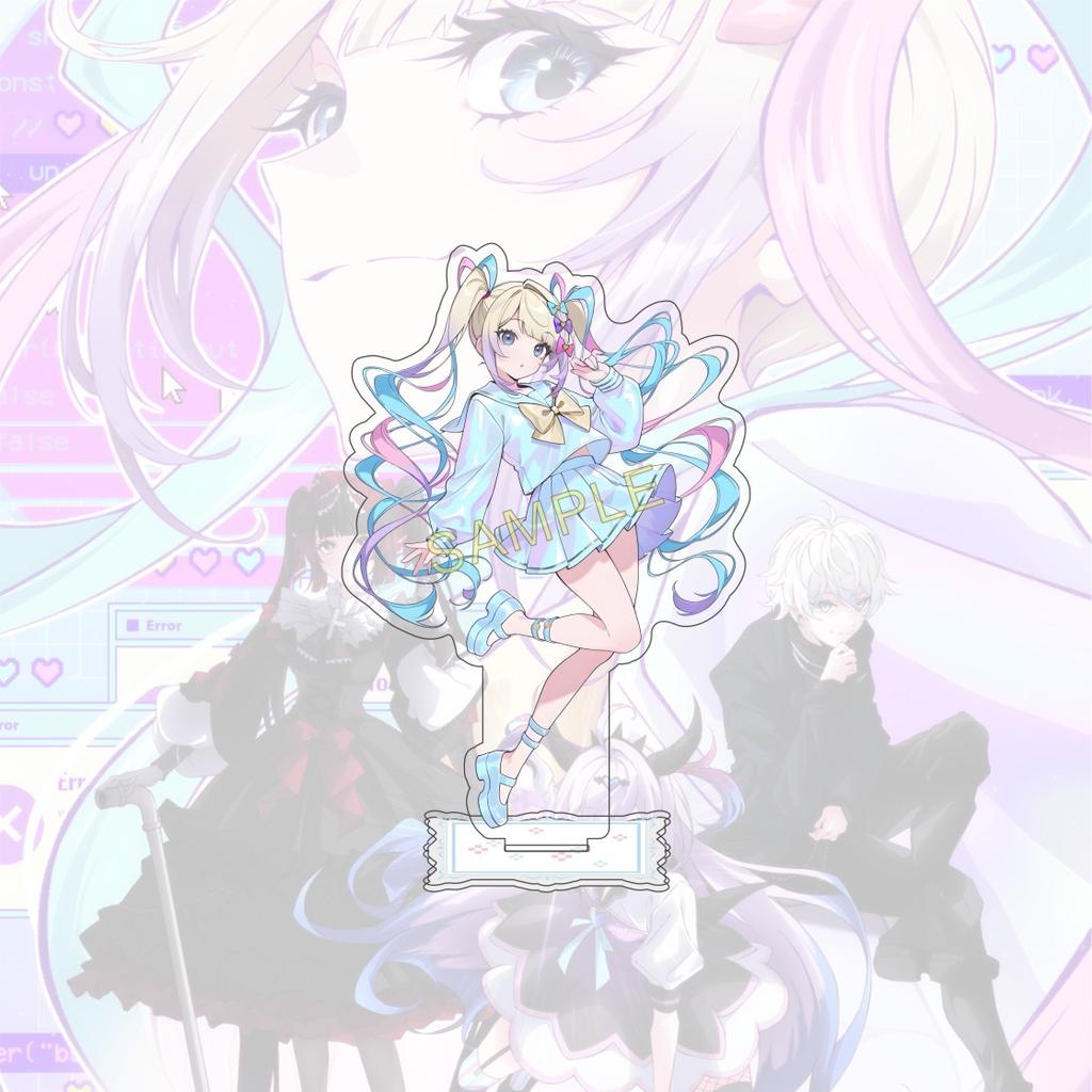 Anime NEEDY GIRL OVERDOSE 15 cm Acrylic Standing Figure Model Desktop Decoration Fan Collection Gift Keychain