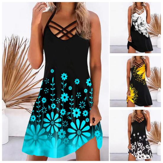 

Halter Шея Простое пляжное платье Шик Износостойкая леди