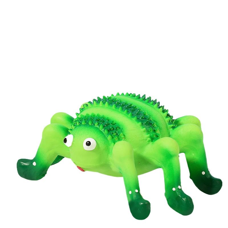 Cute Dog Toys Chewers Rubber Tough Squeaky Puppy Pet latex Toy Interactive Teeth Cleaning