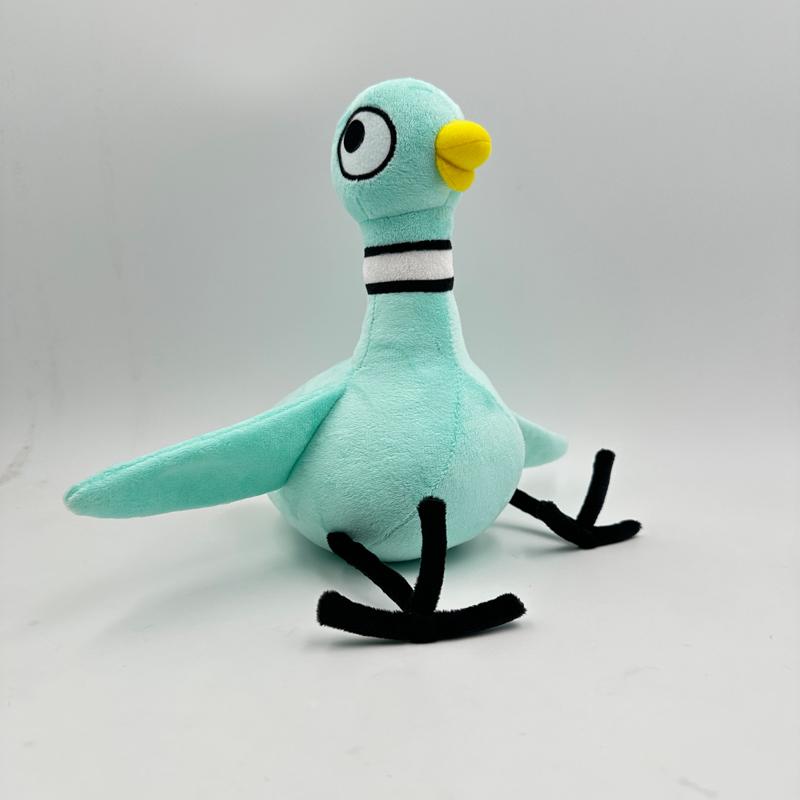 Don't Let The Pigeon Drive The Bus Plush Toy Kohls Soft Stuffed Bird Animated Blue Pigeon Plushies Doll Christmas Gift for Kids