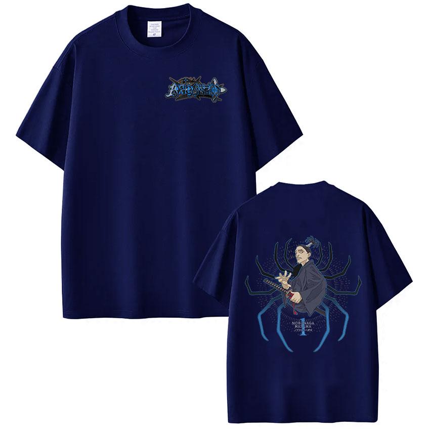 Anime Hunter X Hunter T Shirt Spider Phantom Troupe Nobunaga Hazama Short Sleeve Tshirt Men Women Cotton Casual Loose Tshirts