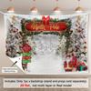Christmas Town Elf Village Decoration Background Winter Backdrop Decorations For Photo Studio Photo Booth Christams Party