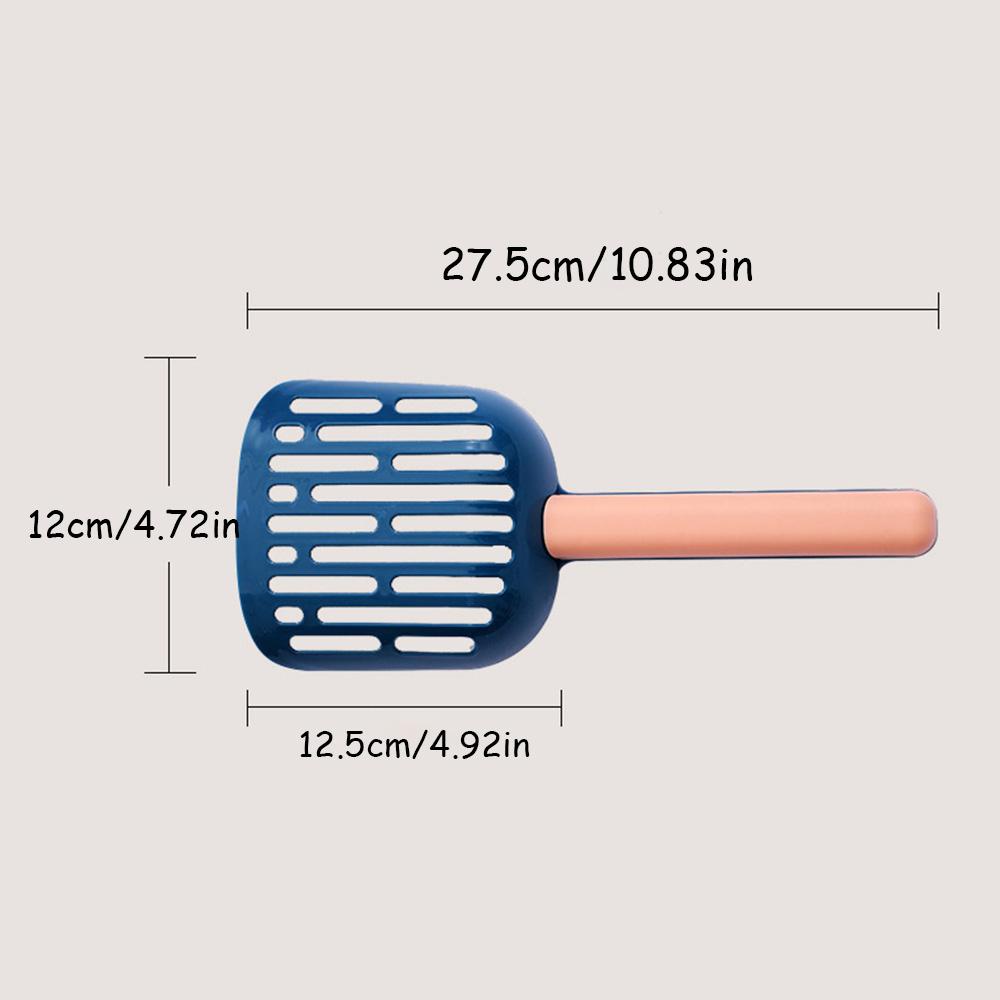 Large Cat Litter Scoop - Thickened Heavy-Duty Pet Litter Shovel, Wide Shovel Head for Easy Cleaning, Durable Plastic Material,