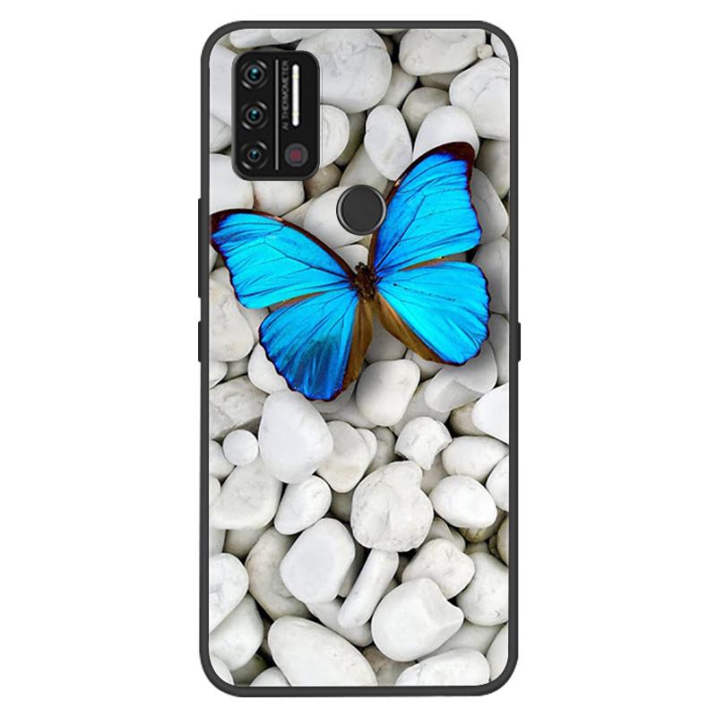 Custodia Per Umidigi A7 A9 Pro Custodie Morbido Silicone Protezione Stampa Coperture Nere per Umidigi A9 A7 Pro Funda Coque A9Pro A 9 Capa