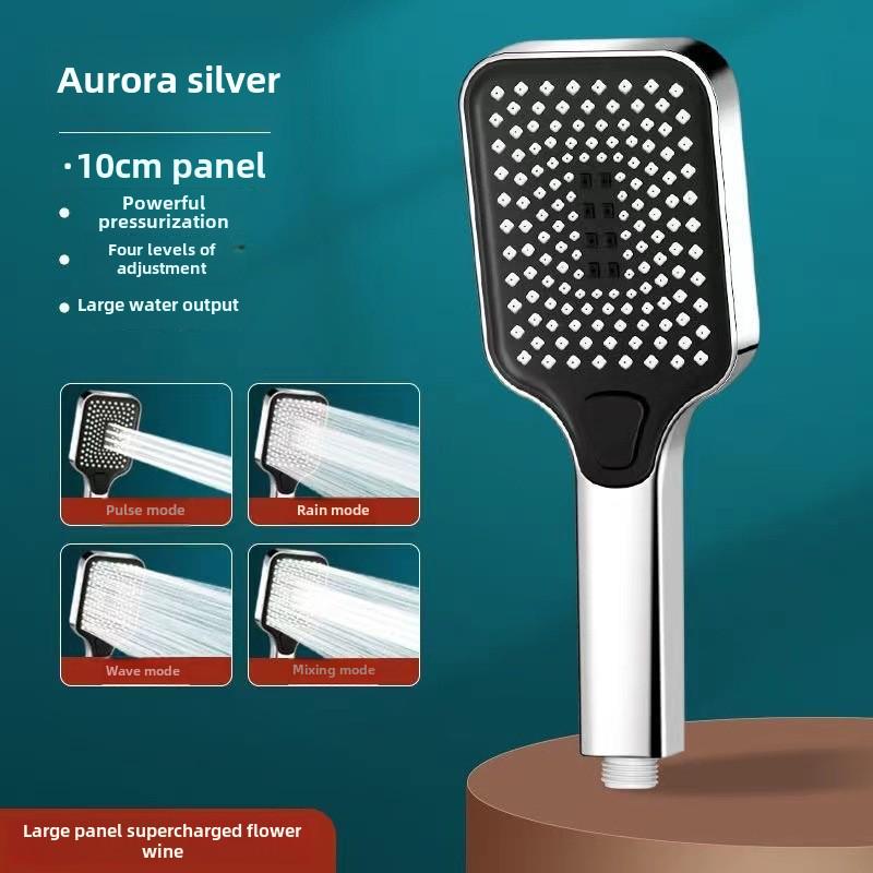 

Душова лійка Supercharged Rain: Насадка та змішувач для ванної кімнати високого тиску