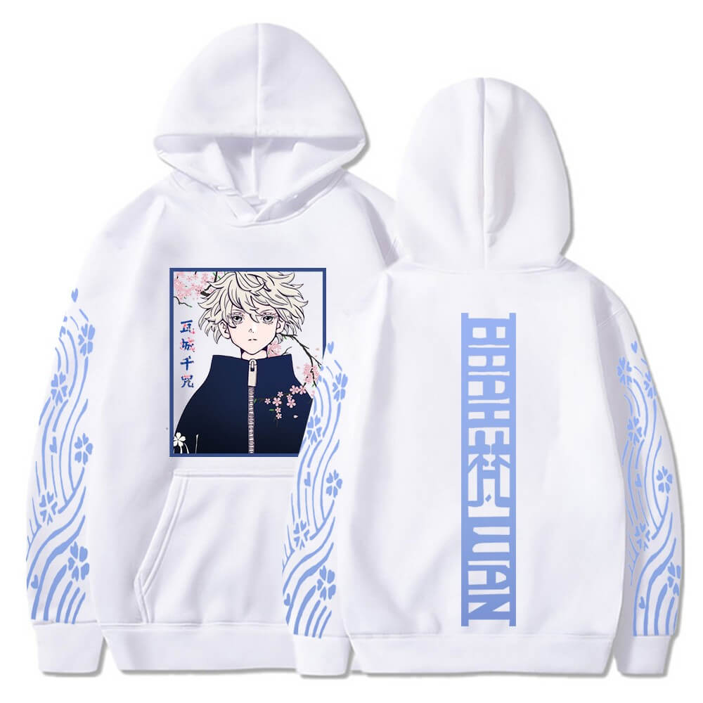 Brahman Print Men Women Hoodies Anime Tokyo Revengers Hooded Hot Manga Hoodies Plus Size Streetwear Harajuku Unisex Sweatshirt