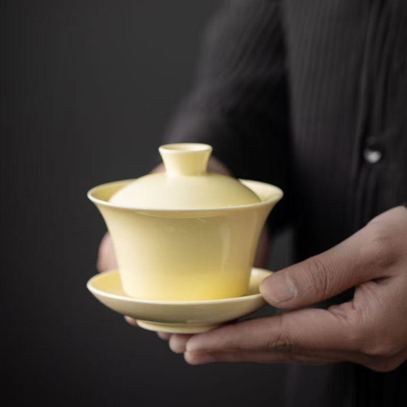 New Luxury High-end Teapot Tea High End Tea Set Luxury Household Simple Modern Topaz Kungfu