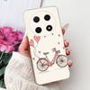 For Huawei Nova 13i / Nova 12i 4G Back Cover Girly Fashion Flower Butterfly Painting Case Soft TPU Clear Slim Silicone Fundas