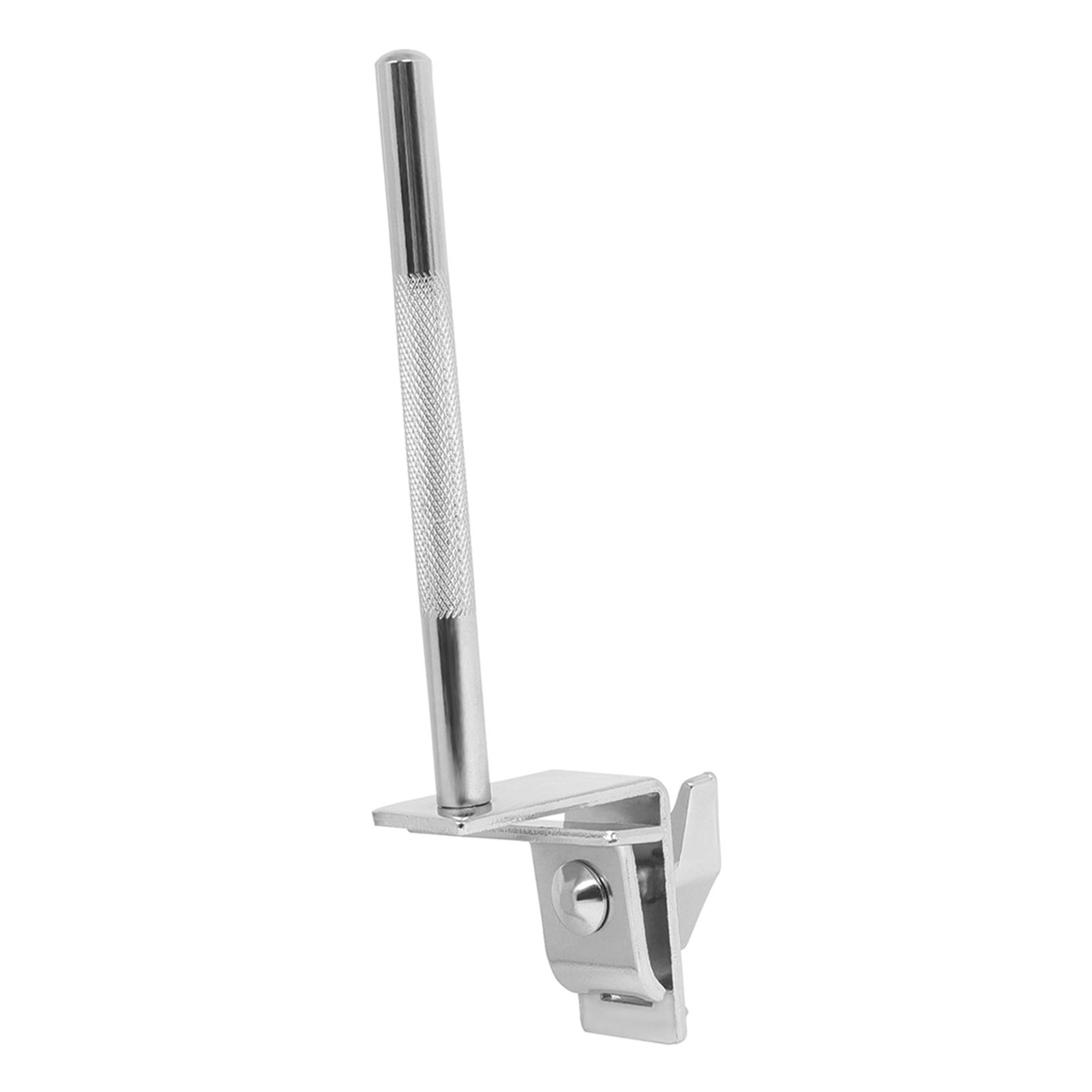 

6 Inch Cowbell Holder Cow Bell Mount Bracket Cow bell Clamp for Bass Drum Percussion Instrument Drum Set Kit Accessory серебряный