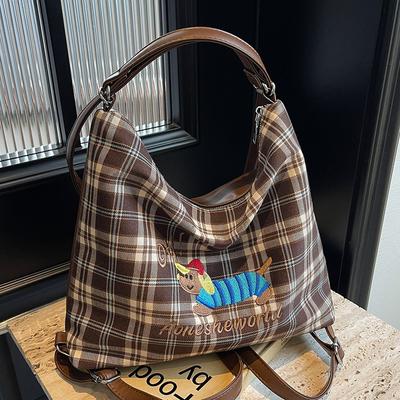 Pendler-Tasche mit großem Fassungsvermögen für Damen, neue doppelte Schulter-Rucksacktasche, einzelne Schulter-Umhängetasche, Tragetasche