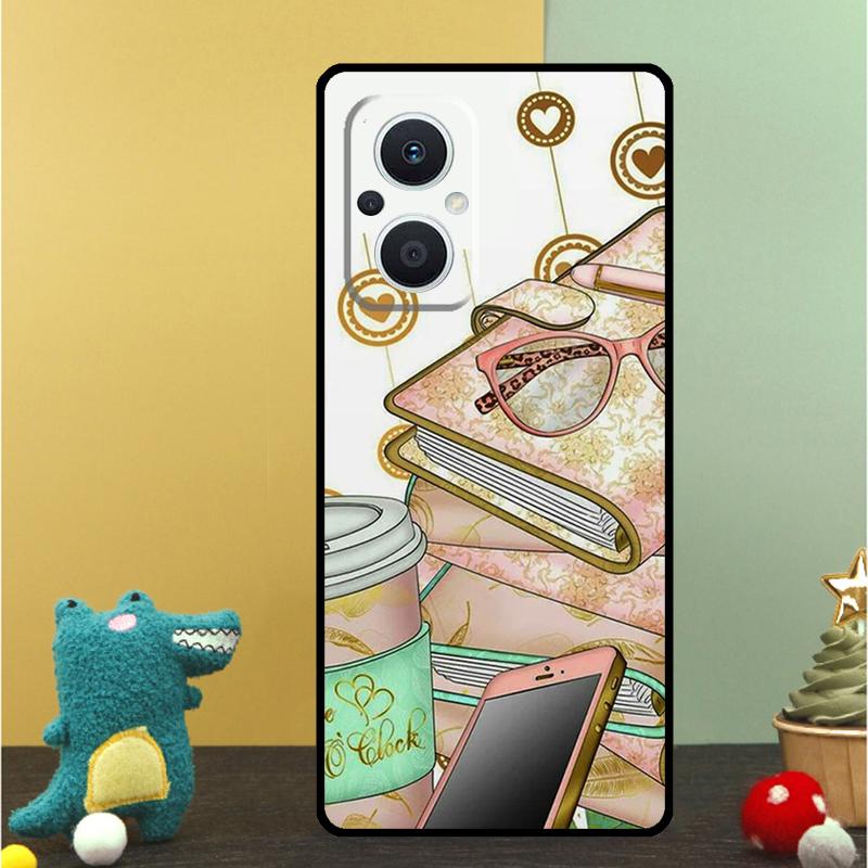 Library  Bookish Case For OPPO Reno 15 13 10 11 14 Pro 12 F 13F 14F 15F 7 8 Lite OPPO Find X9 X8 X5 Pro Cover