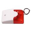 12V Sound and Light Alarm Siren High Decibel Fire Burglar Alarm Horn with LED Flashing Light for Home Store