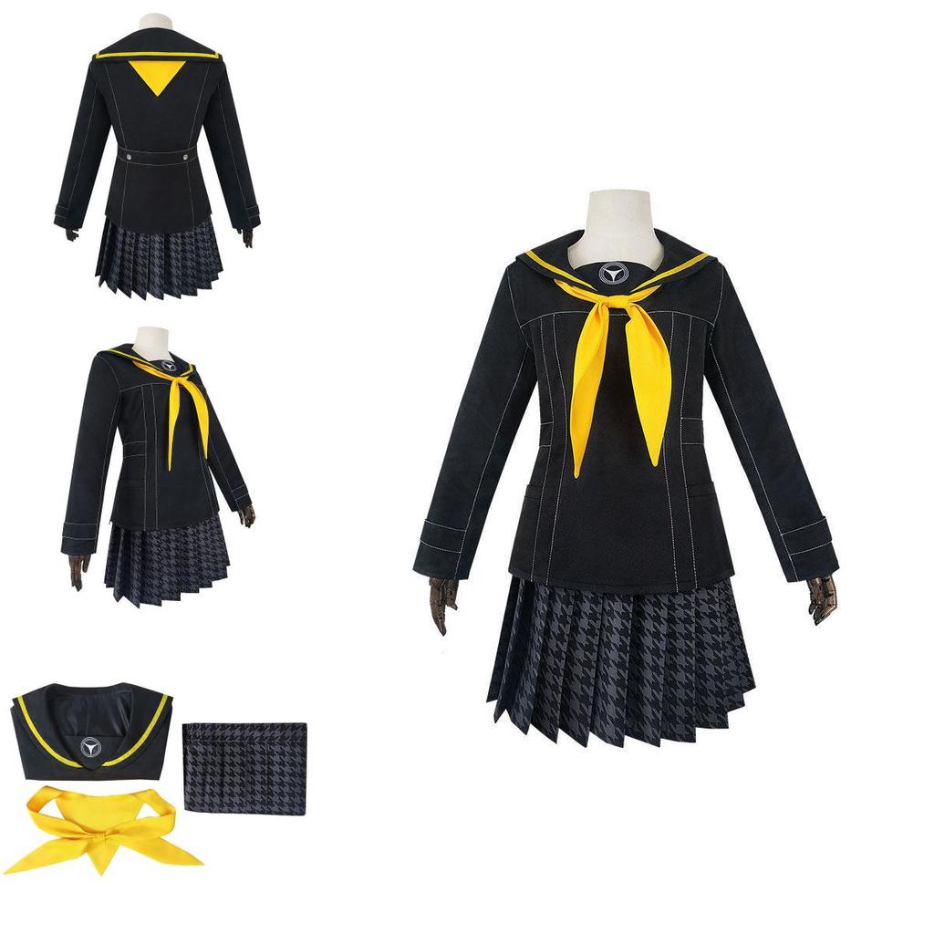 Fashionable Persona 4 Kujikawa Rise Cosplay Costume With Elegant Shirt Skirt And Tie For Women