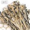 12cm 100pcs Bamboo Cocktail Sticks Pick Martini Drink Stick Picks Levo Bar Tool