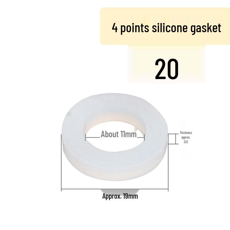 1-Inch Silicone Rubber Sealing Ring Gasket for Shower Hose and Water Pipe Washer