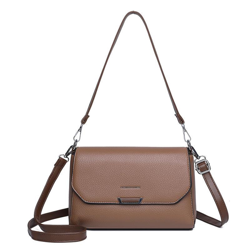 

Small Square Bag Women s Underarm Shoulder Bag Commuter Crossbody Bag коричневий