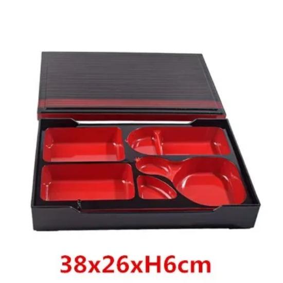 Japanese Food Grade Toddler Lunch Box, Wood Grain Sushi Cooking Lunch Box, Food Storage Container High-end Business Lunch Box