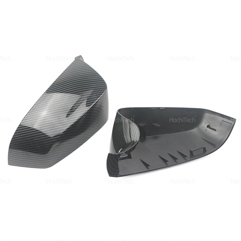 For BMW 5 6 7 Series F01 F02 F03 F04 F06 F07 F10 F11 Pre-Lci Carbon Fiber Car Side Door Rearview Side Balck Mirror Cover Caps