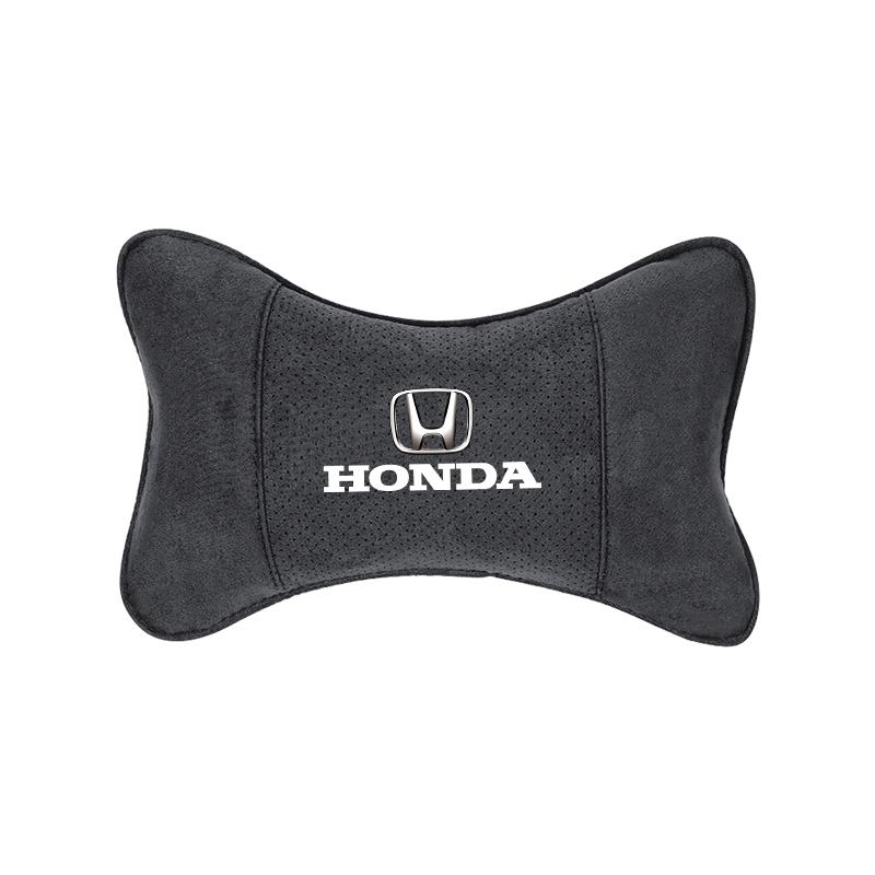 

New Suede Car Seat Headrest Memory Foam Lumbar pillow For Honda Civic FIT CRV Accord Jazz HRV Vezel CRZ City CRX Pilot B-series