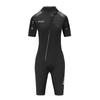 3mm Womens Short Sleeve Leg Wetsuit Snorkeling Diving Swimming Surfing Warmth UV Protection