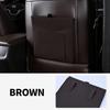 Waterproof PU Leather Car Garbage Bag Hanging Installation Hanging Storage Bag  Car Interior