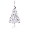Vidaxl Artificial Christmas Tree With Lights And Ornaments, 150 Cm, 380 Branches