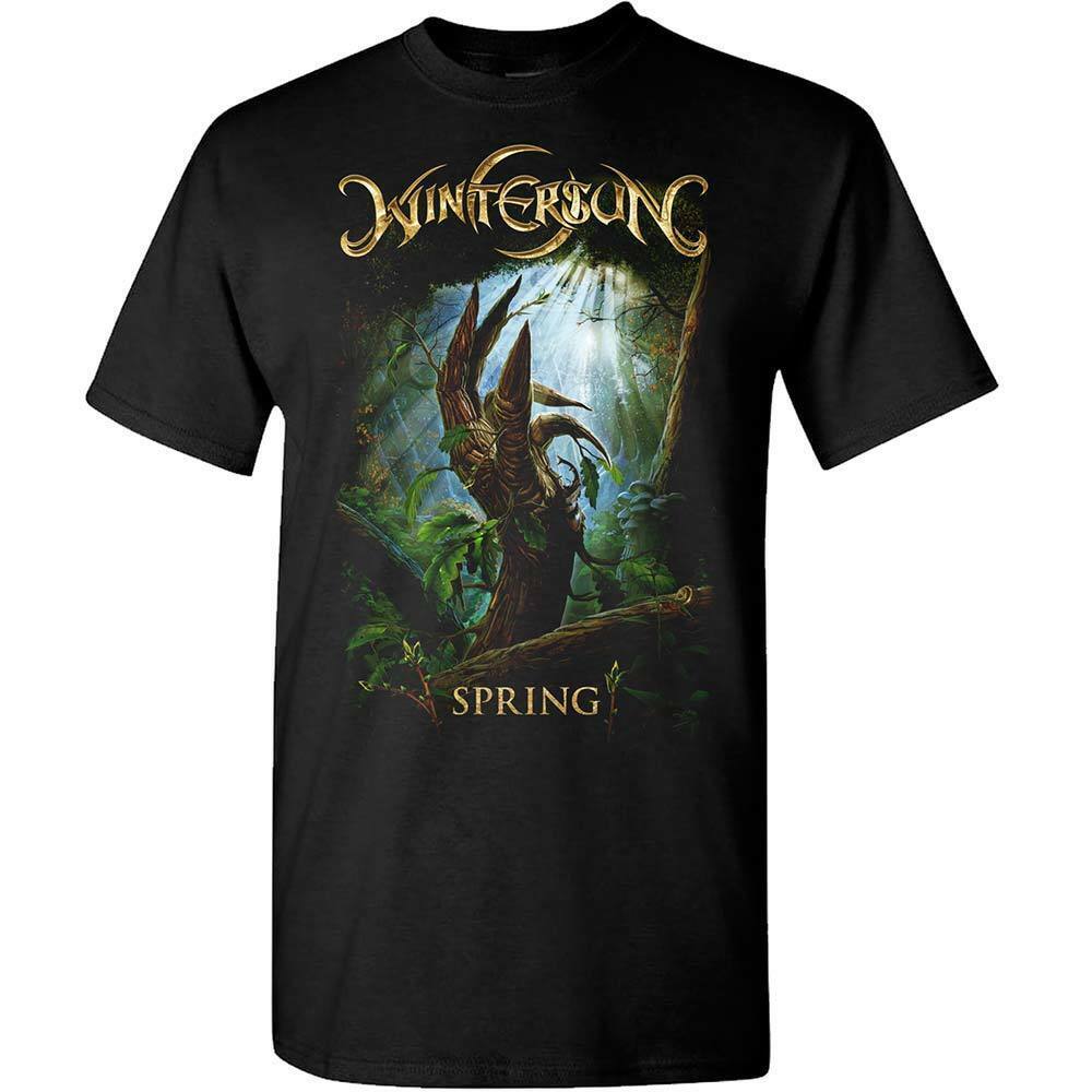 

Черная футболка унисекс Wintersun Spring Born Again S