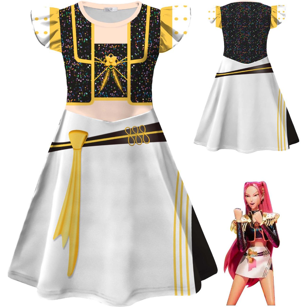 Children S Dress Role-Playing Dress Girls A-Line Dress Party Dress 110