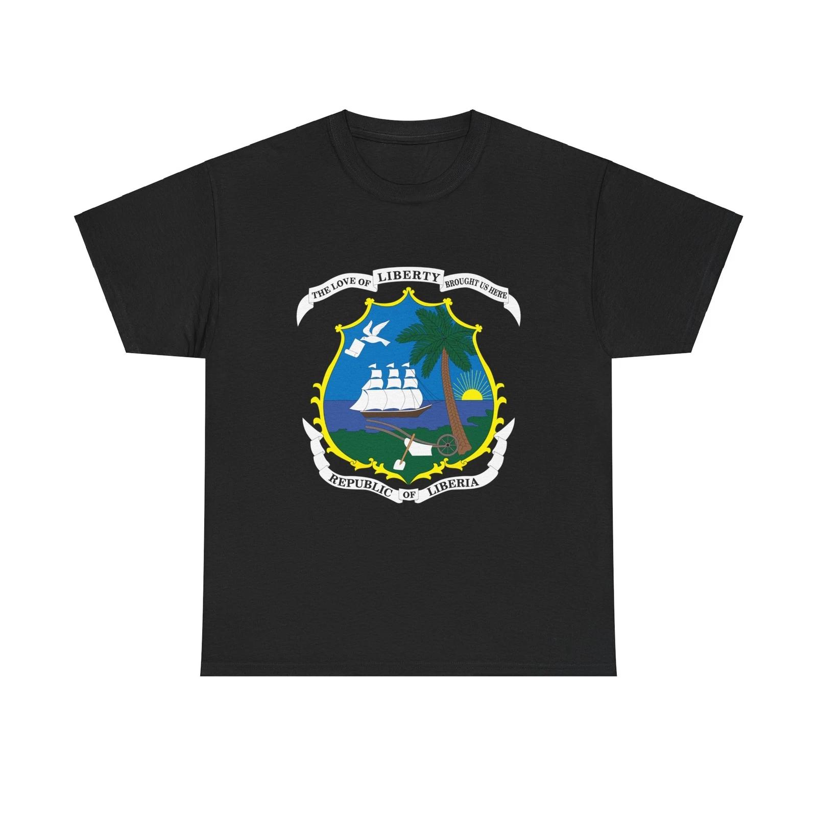 Coat of arms of Liberia - T shirt 4XL