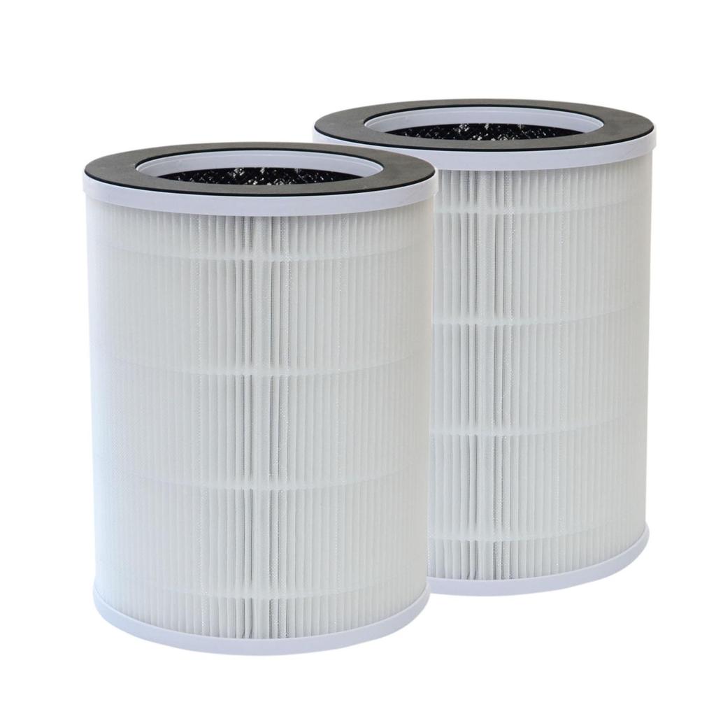PUREBURG Replacement Compatible with Welov P100 P100 Pro Air H13 Activated Air Dust and VOC Odor Removal P100-RF Filter, / Purifiers, 2-Pack, 4-Stage