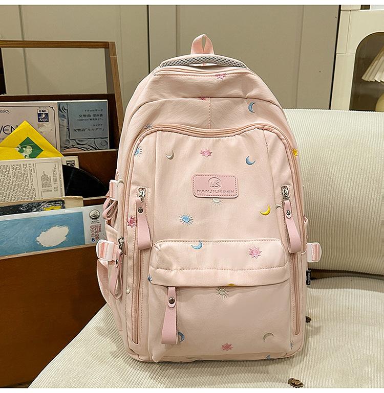 Schoolbag New Mori Large-capacity Backpack for Junior and High School Students Lightweight Women's Schoolbag Simple and Versatile Campus Backpack