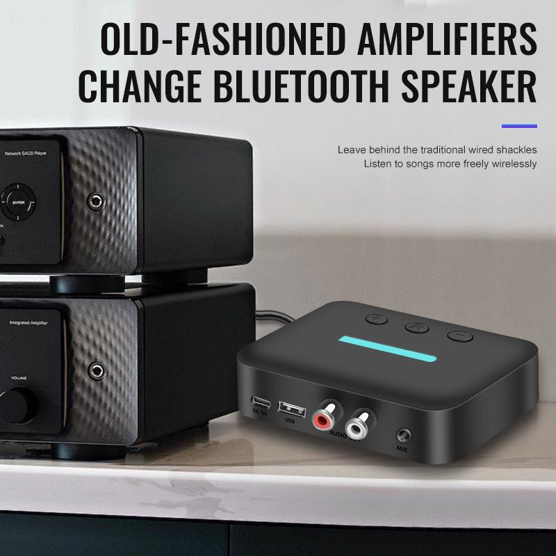 Bluetooth 5.3 Audio Receiver & USB Music Player Adapter