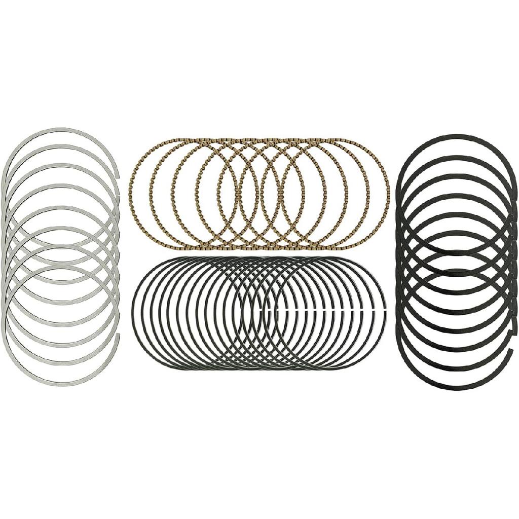 STD Piston Ring Set, 41859CP Replacement Piston Rings Compatible with Chevy/with GMC 4.8L 5.3L LS Engines 1999-2016