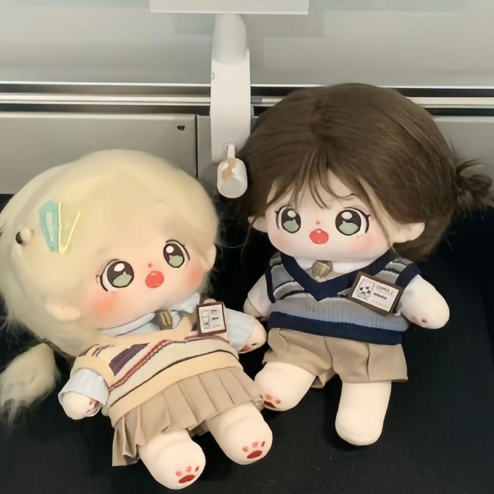 Postman Cotton Doll Clothes Uniform No Attribute Doll Clothes Plush Doll Clothes  20cm Cotton Doll
