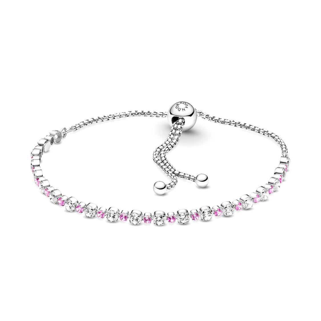

Pandora Shiny Sliding Clasp Bracelet Women bracelets Pink 599377C02 Box,25