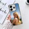 CR66 S-Sabrina C-Carpenter Plating Phone Case For Xiaomi Redmi Note 14 15 Pro Plus 13 12 11 11S 11T 10 9S 9 5G Anti-Fall Airabag