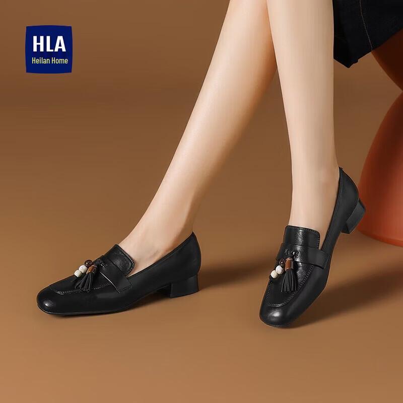 HLA Women s British Style Loafers 38