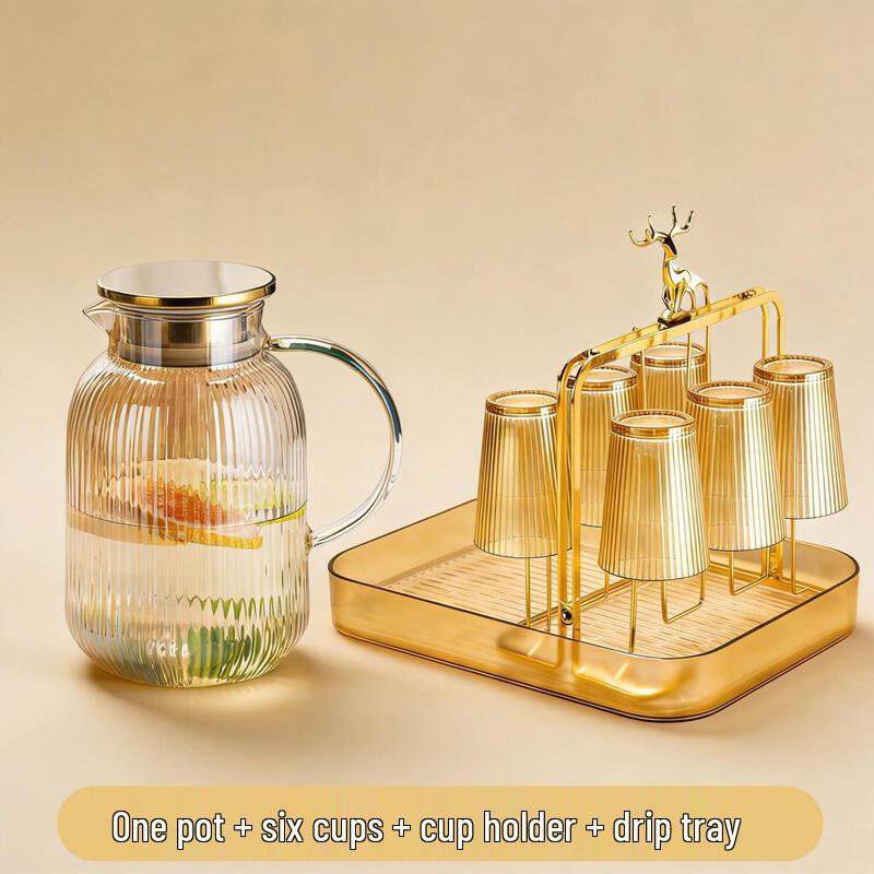 Qīwēi Heat-Resistant Glass Teacup Set