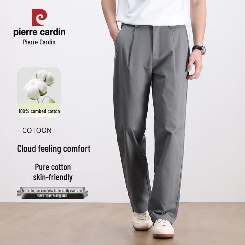 Pierre Cardin Men s Straight Fit Cotton Casual Pants 40