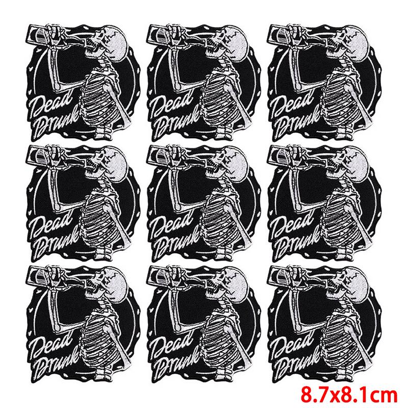 10 Pcs/lot Wholesale Embroidery Patch Iron On Patches For Clothing Patches On Clothes Jackets Decor Applique Sew Supplies