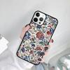 Khokhloma Russian Pattern Flower Phone Case For iPhone 17 Air 15 16 14 11 12 13 Pro MAX Plus