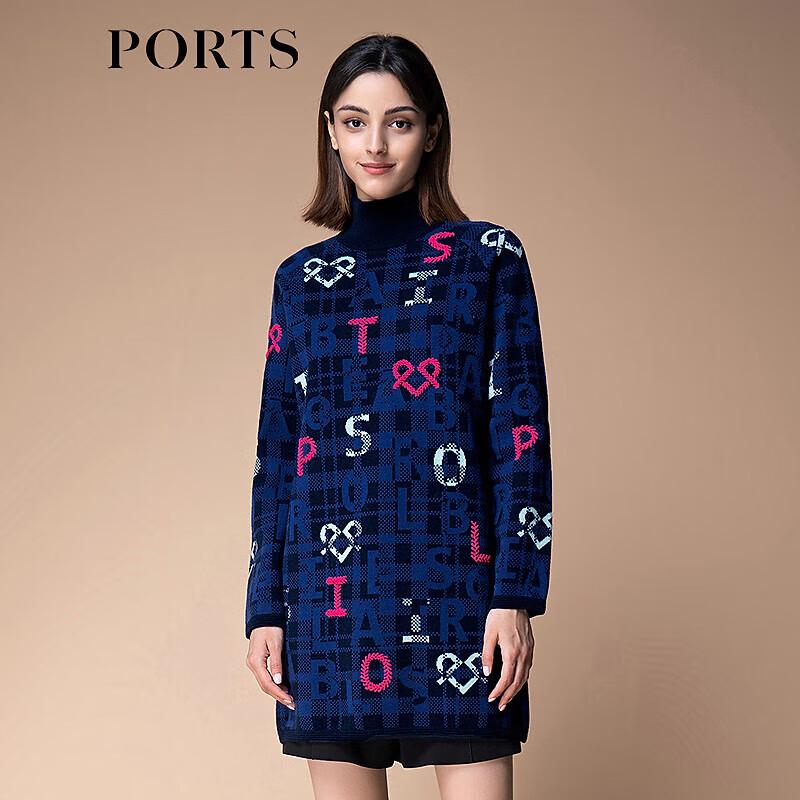 

PORTS Women s 2021 Autumn/Winter V-Neck A-Line Dress M