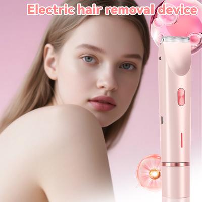 Electric Bikini Shaving Device Suitable For Legs And Armpits, Dry And Wet -purpose Detachable Head