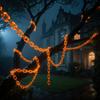 Halloween Decoration Battery String Lights Plastic Chain Light String, Waterproof, 8 Lighting Modes And Timer