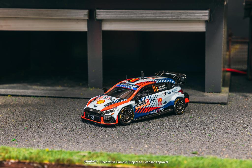 TARMACWORKS 164 Hyundai I20 N Rally1 Hybrid Rallye Monte-Carlo 2024 Winner Thierry NeuvilleMartijn Wydaeghe Completed Product T64-089-24MCR11